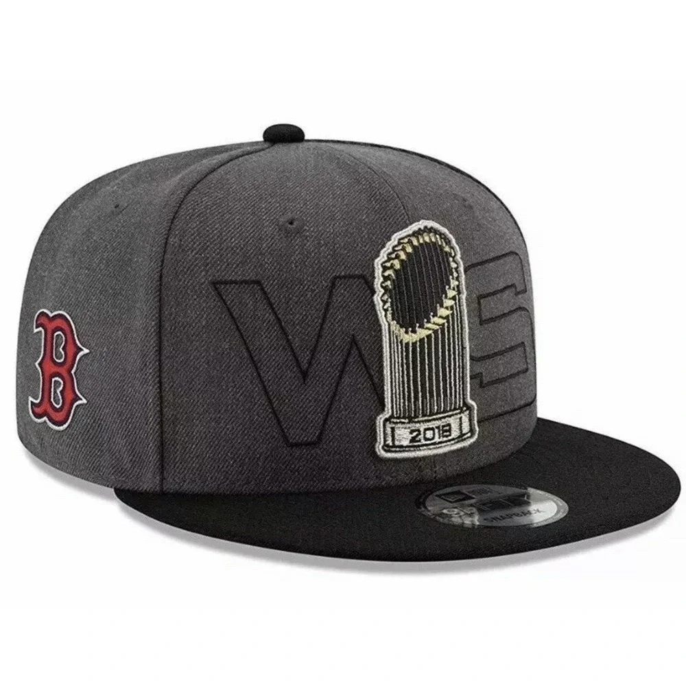 New Era 9Fifty Cap Men MLB Team Boston Red Sox 2018 World Series Snap Back Hat